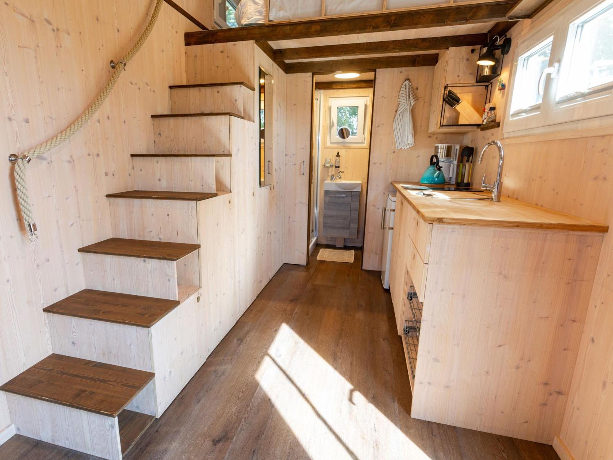 Tiny House Auf Der Alpaka Farm Villa Rubkow Exterior photo