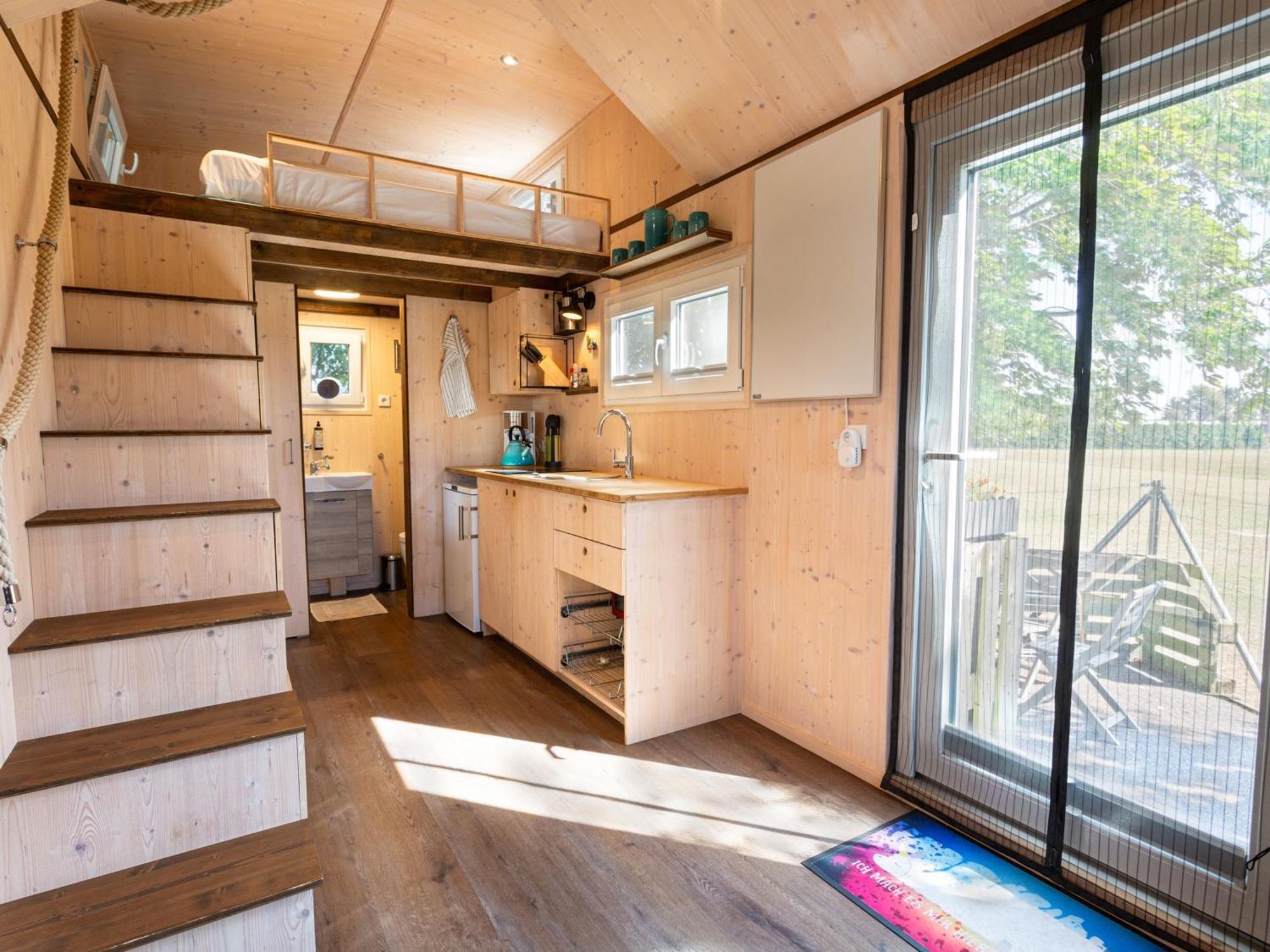 Tiny House Auf Der Alpaka Farm Villa Rubkow Exterior photo